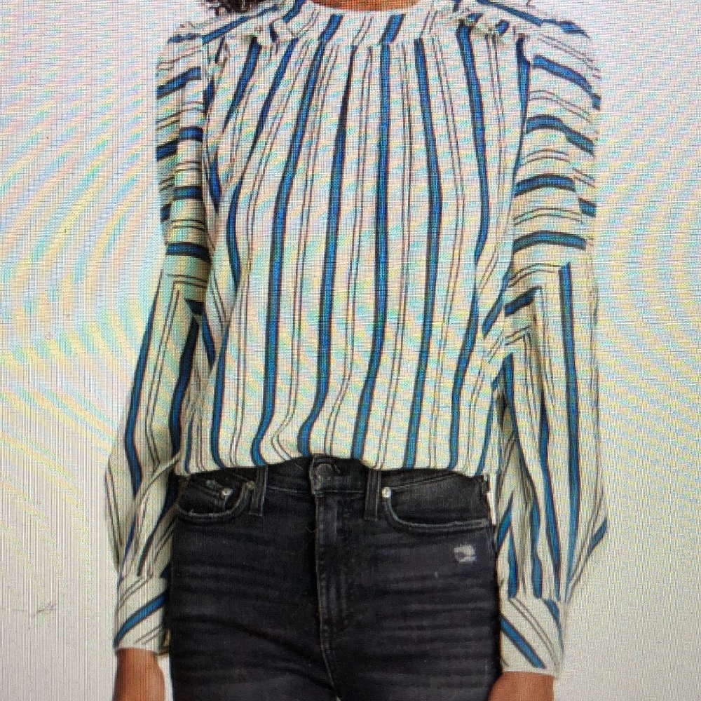 Ba&sh Season Stripe Blouse